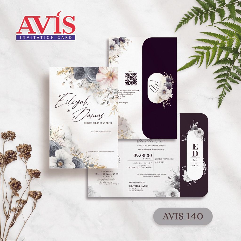 Blangko Undangan Avis 140 | Blangko Kosong
