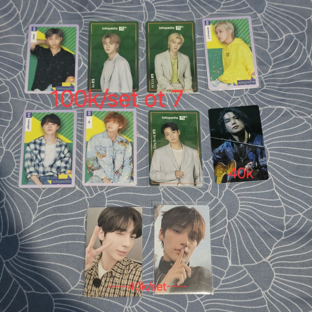 clearance sale PC Photocard Official TXT BTS BJYP BAP Golden child