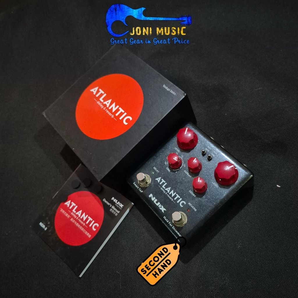Efek Gitar Nux Atlantic NDR-5 Delay & Reverb