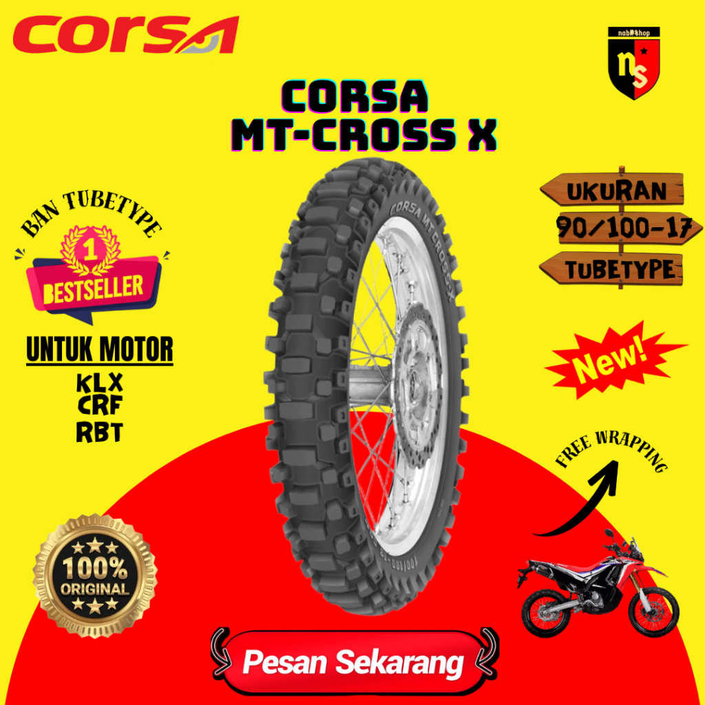 Ban Corsa MT Cross X 90 100 Ring 17 Ban Trail