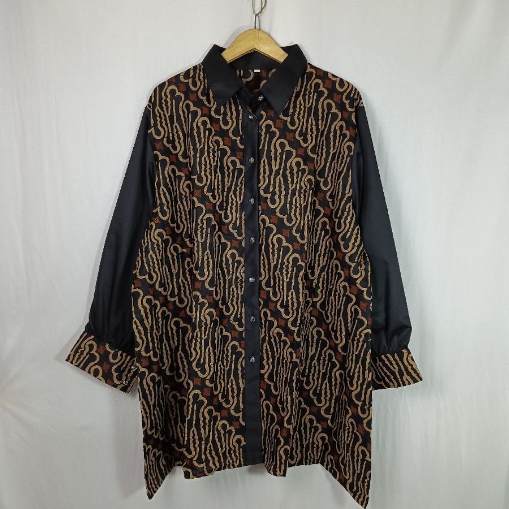 Tunik Batik Jumbo LD 150 Big Size Baju Wanita Ukuran Besar Plus Size