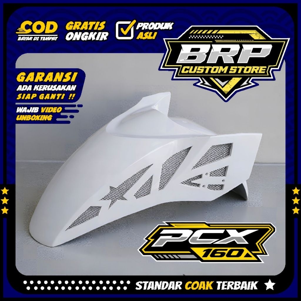 SPAKBOR DEPAN UNTUK PCX 160 CUSTOM COAK DENGAN KAWAT RAM