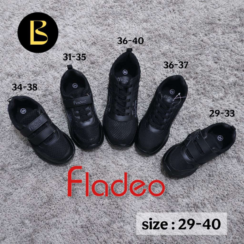 Fladeo Sepatu Sekolah Anak Unisex