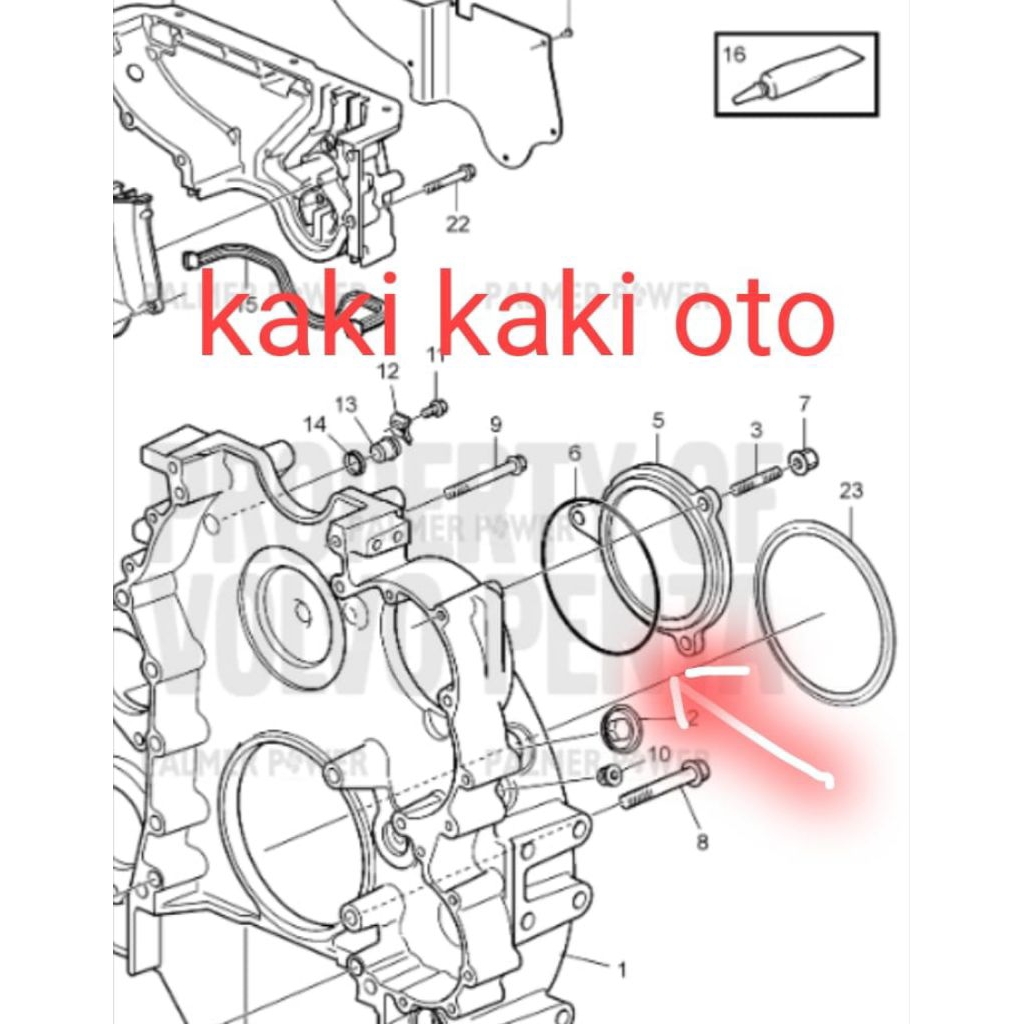 Seal oring Volvo truck fm440 FM-440  oring seal 995658 volvo truk