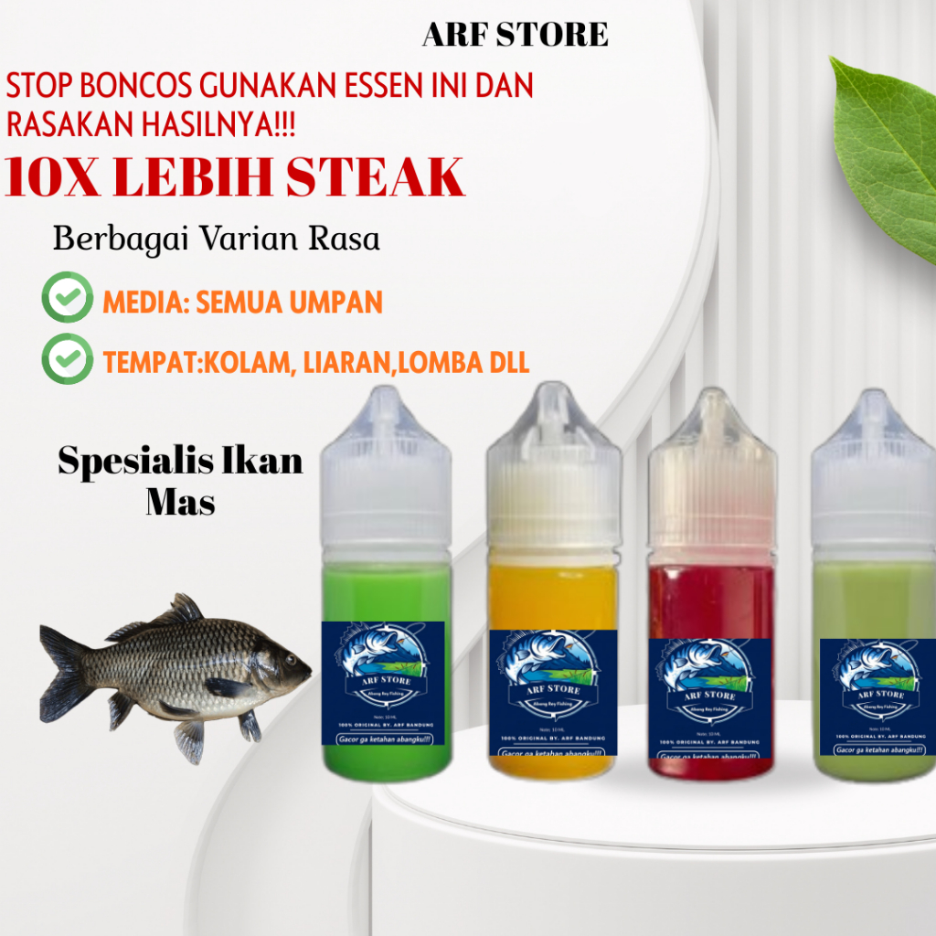 ARF Esen Ikan Mas Liaran Kolam Harian Esen Oplosan Khusus Mas Nilem Auto Gacor Galatama Babon