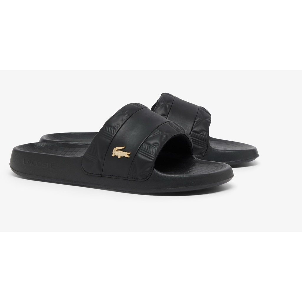 Sandal Lacoste Hitam Pria Slop Slide Original Store