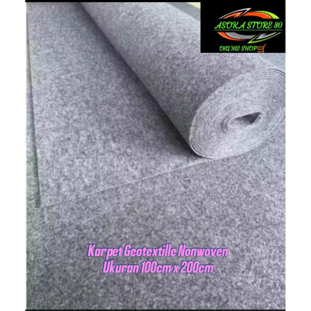 Karpet Geotextille Daswol Peredam Ruangan Dengan Ukuran 100CM x 200CM, Karpet Multifungsi