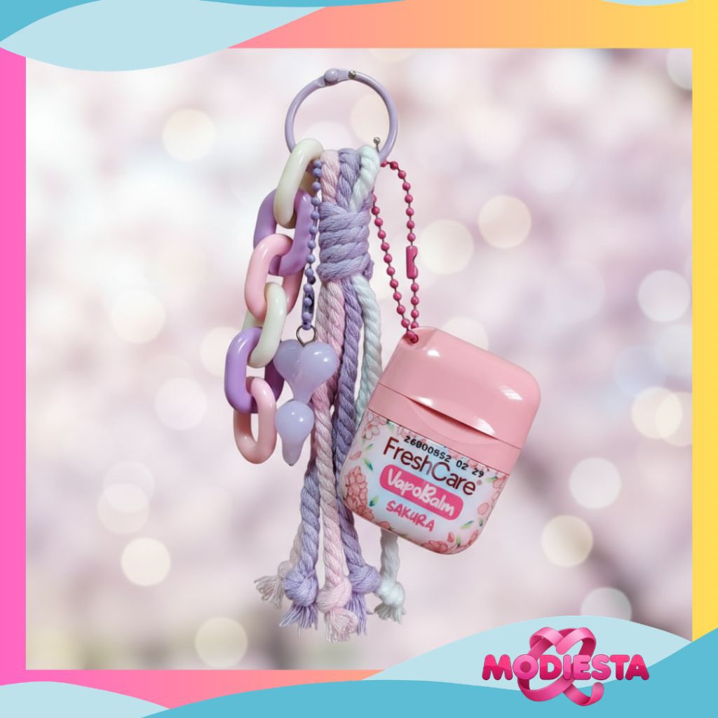 FreshCare VapoBalm Sakura  10g dengan pilihan Gantungan Kunci Lucu Gemoy