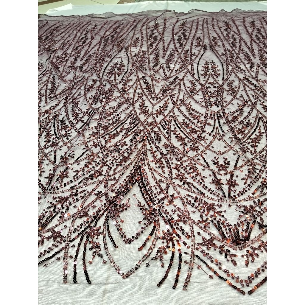 BAHAN TILLE PAYET PAKE MUTIARA BUAT KEBAYA & GAMIS