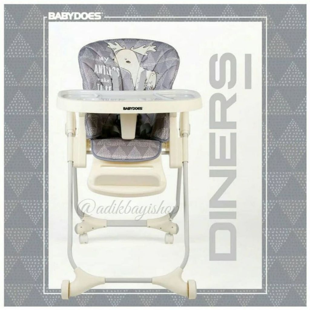 Kursi Makan Bayi BabyDoes Diners (atau High Chair BabyDoes Diners).