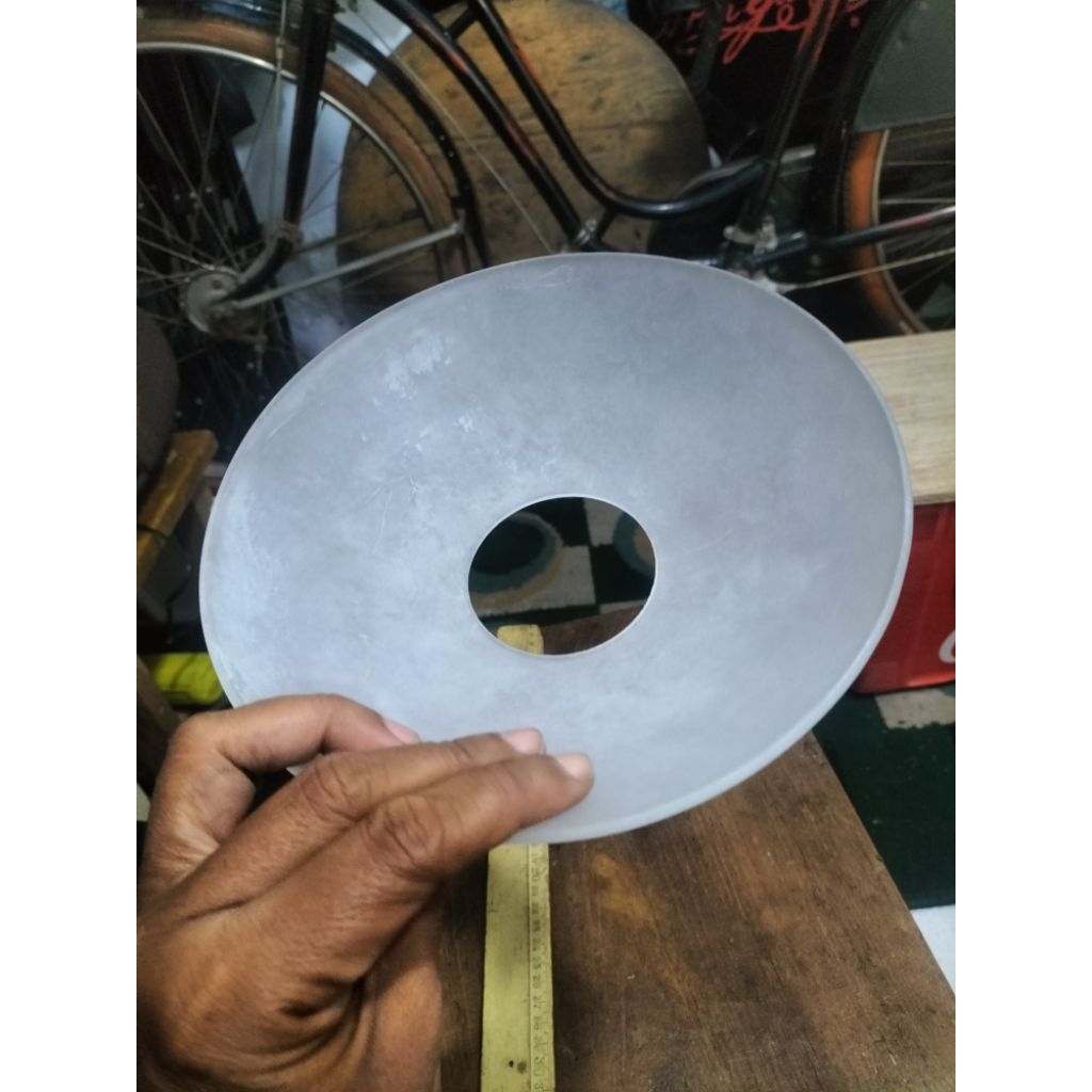 ​Kap Lampu Gantung Kaca Frosted Vintage - Fitting Standar