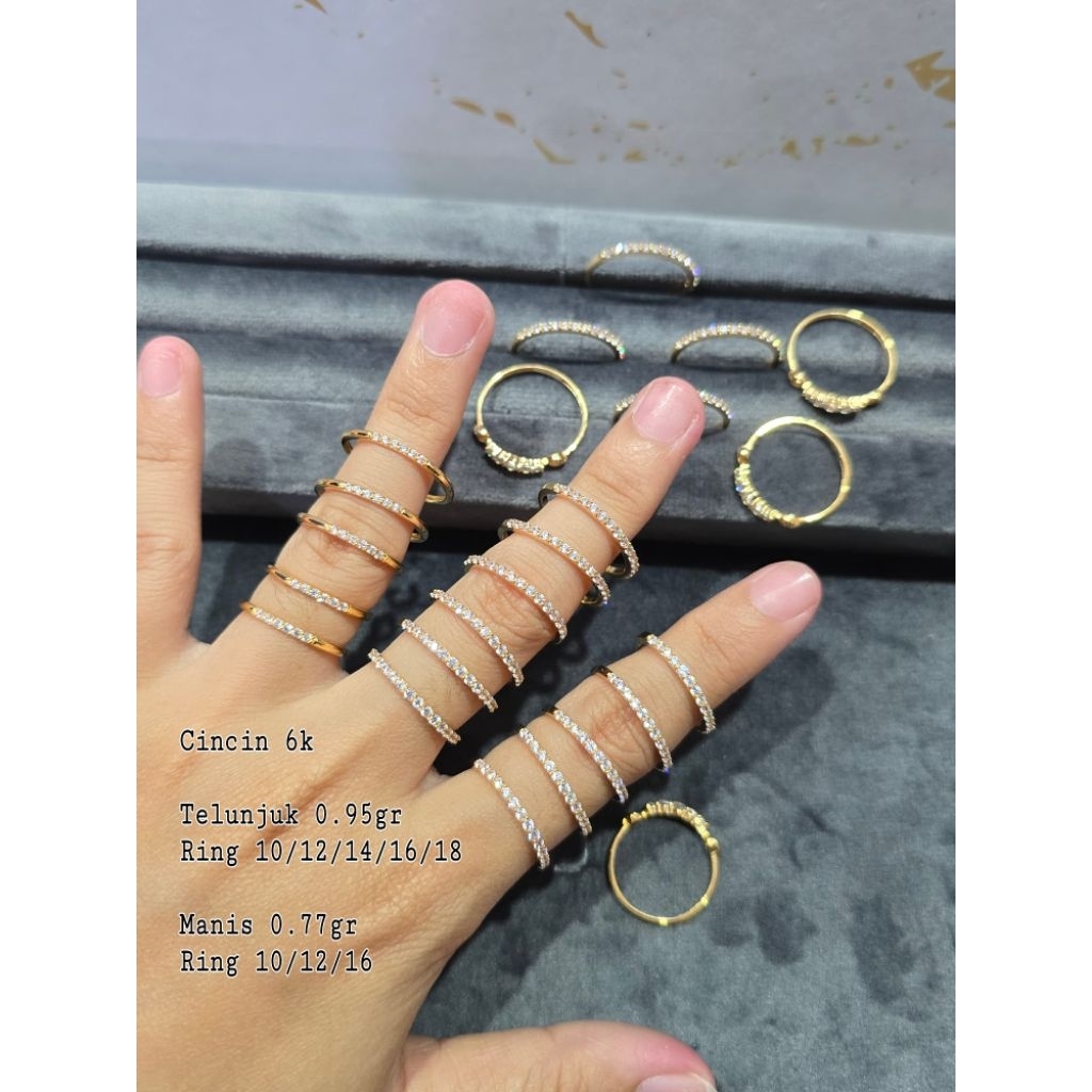 Cincin emas mata mata listring