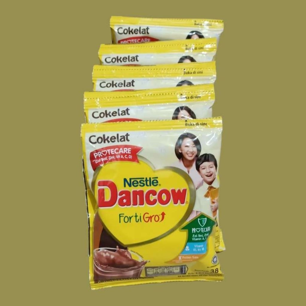 Susu dancow coklat fortigro 1 renteng renceng