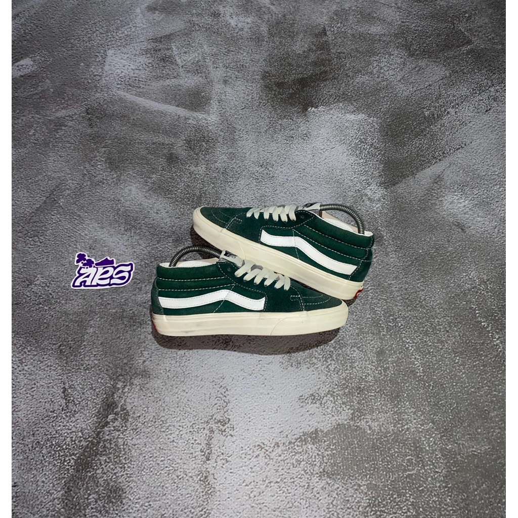 vans sk8 mid green