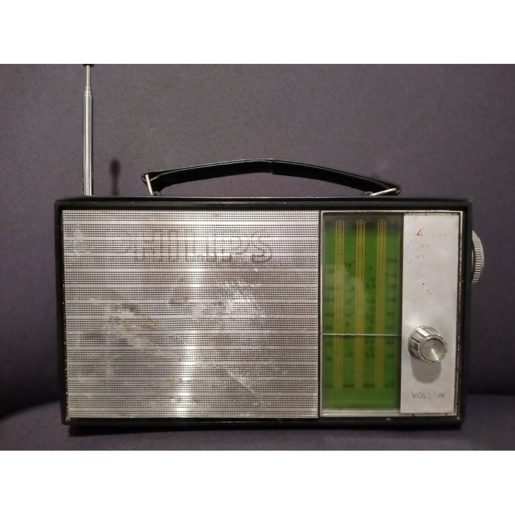 Radio Philips jadul nyala FM saja
