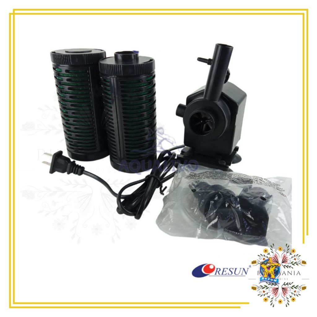 PIYAMANIA RESUN Pompa SP-3800L Air Aquarium Internal Power Filter Sp3800l 3800 L Merk Resun