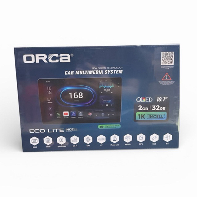 Headunit Android Orca 2/32GB ecolite TV mobil 10inch