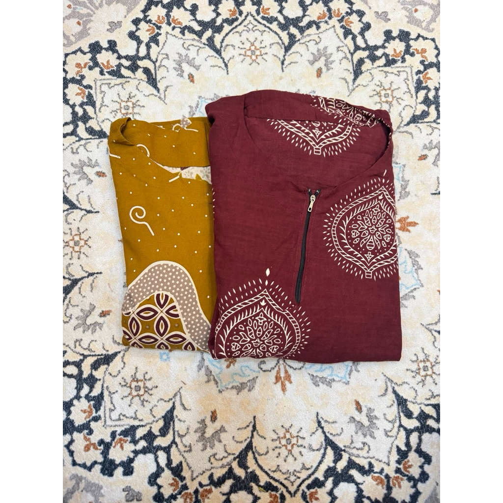 BUNDLING 2 WIRU (AISYAH MAROON+NABILA MUSTARD) || By CAMELLIA BOUTIQUE 99