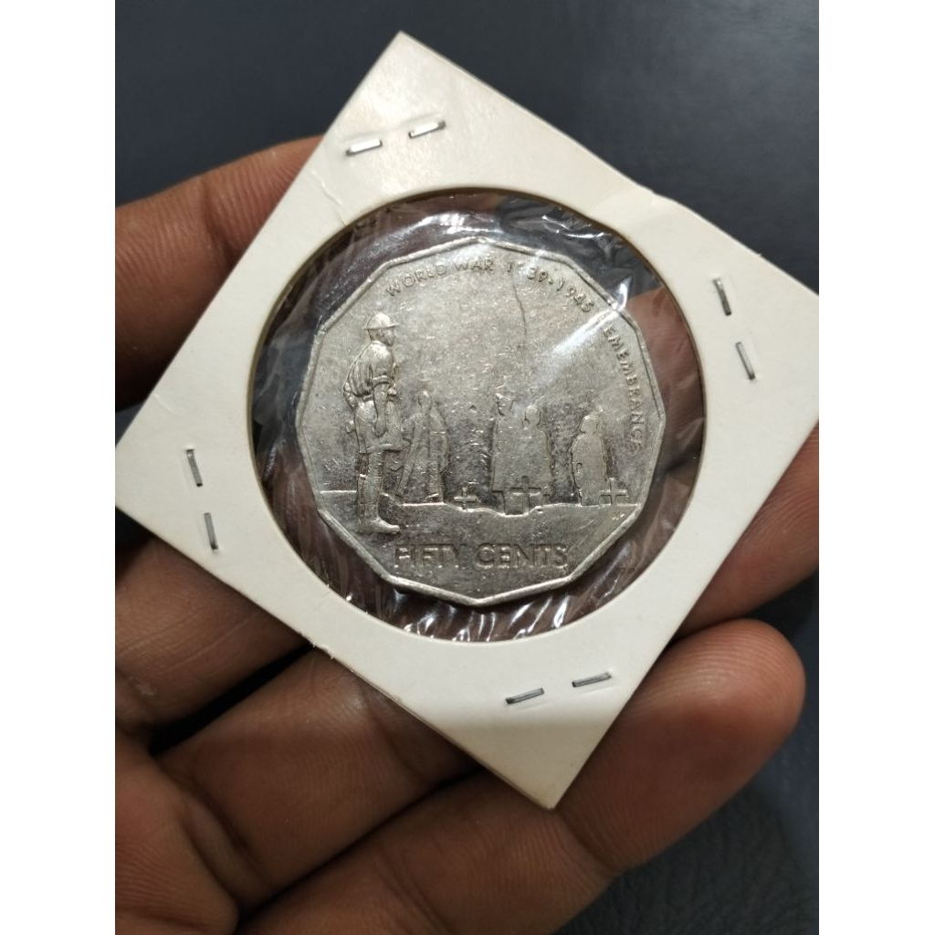 Koin Australia 50 cent th 2005 commemorative iklan ke 452