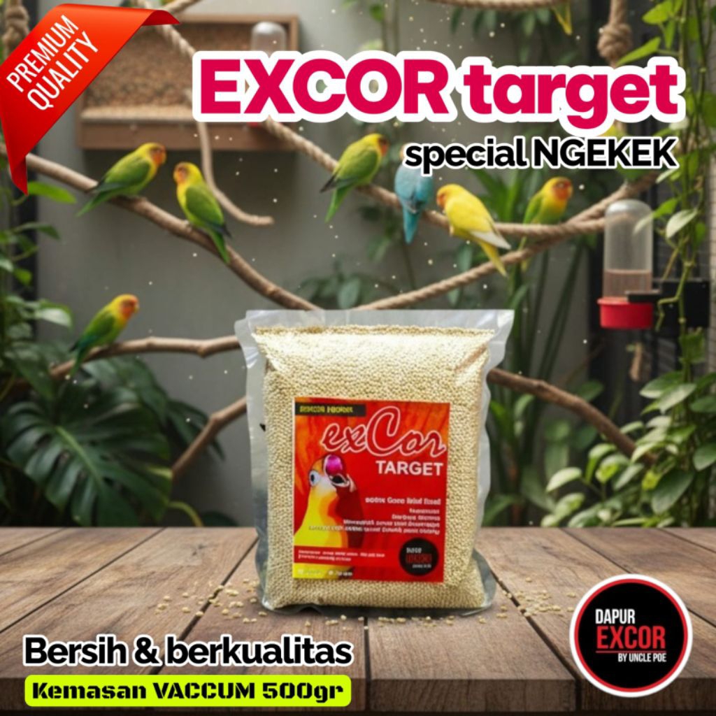 pakan Lovebird Ngekek Konslet Ramuan Extra Kecubung EXCOR Target - 500gr