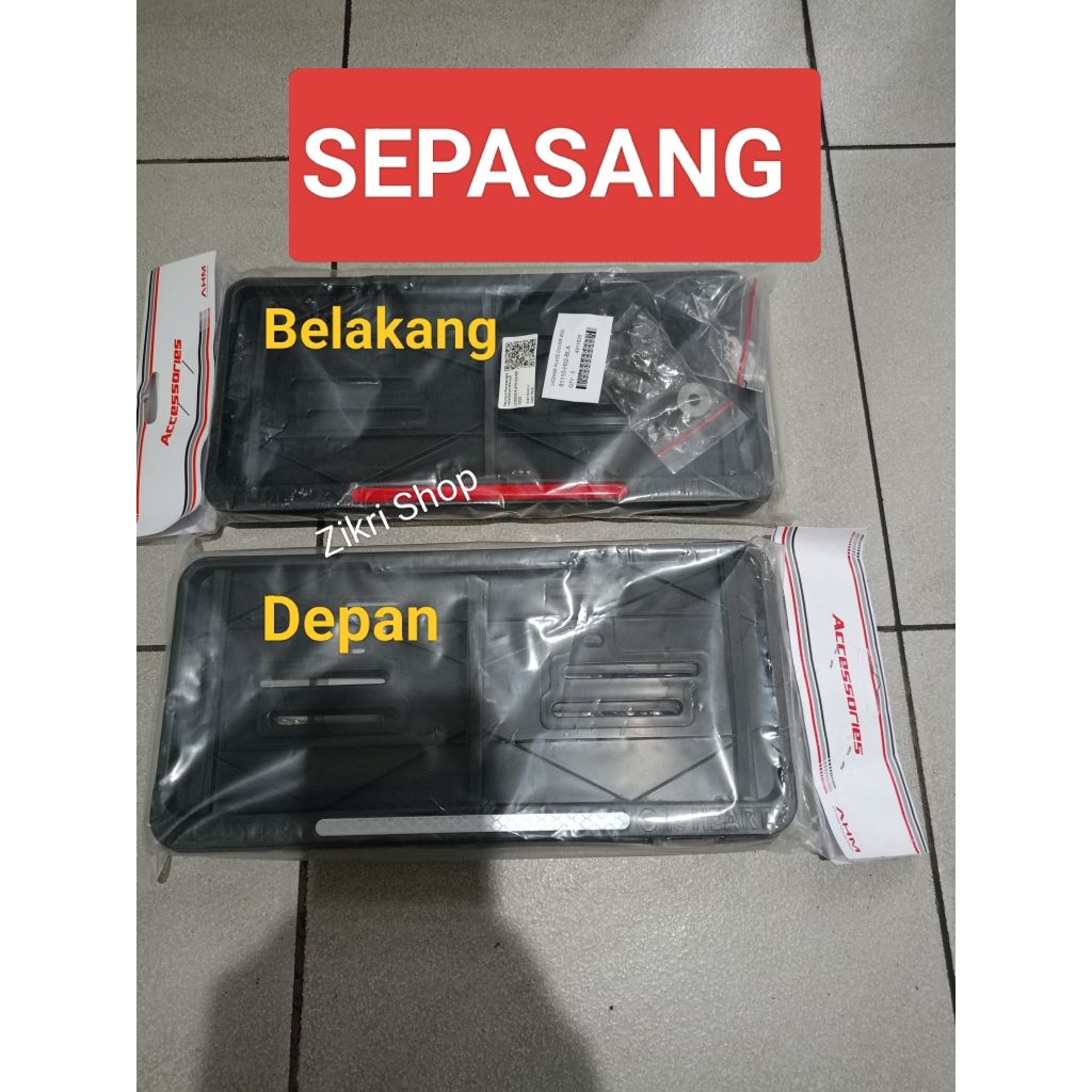 Caver plat nomor motor SEPASANG ORI Honda