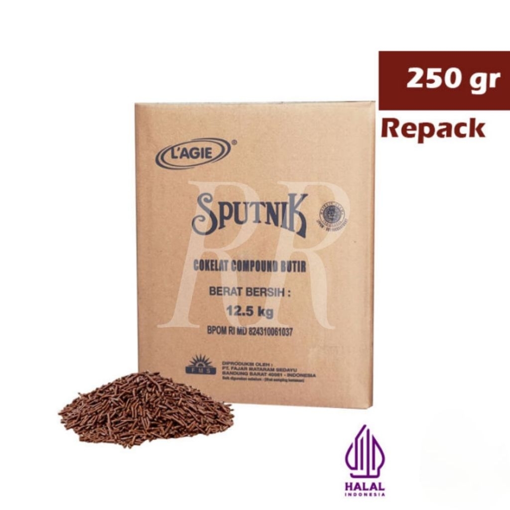 meses sputnik meses coklat legie coklat butir  SPUTNIK repack kemasan 1 Kg