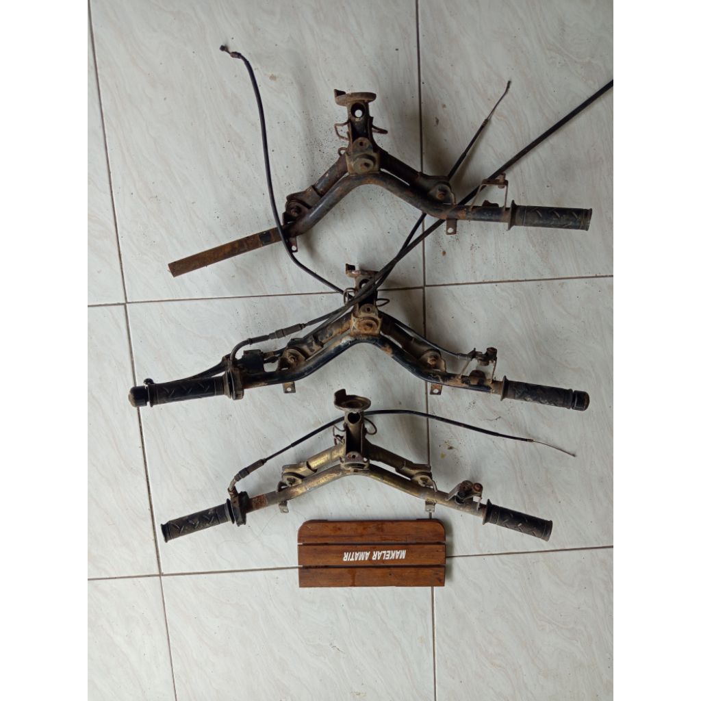 stang / stir supra 125 / karisma / kirana original copotan (stang saja)