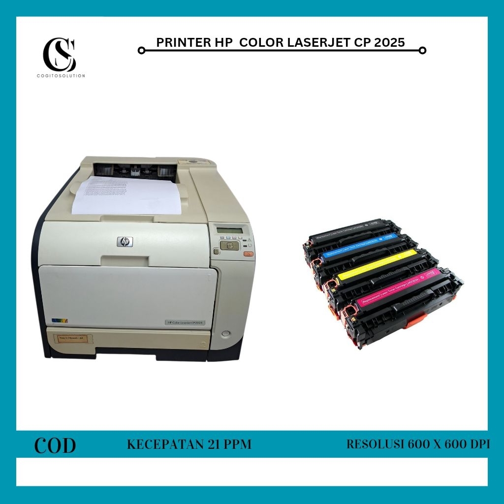 PRINTER HP COLOR LASERJET CP2025