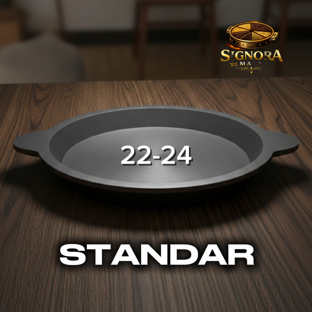 Loyang Martabak Manis Standar 22-24 Anti lengket Bonus Tutup / Loyang Martabak