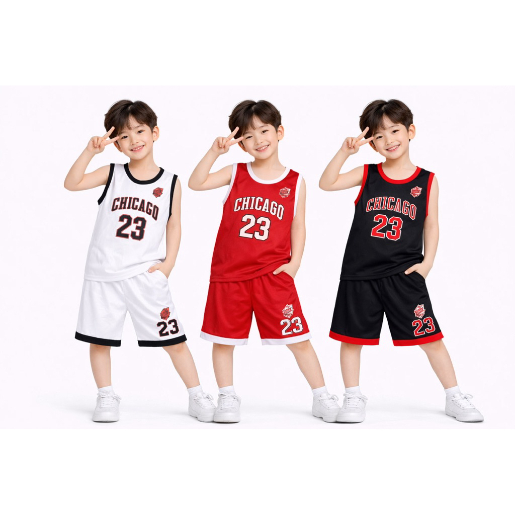 stelan jersey basket anak laki perempuan/ baju olahraga anak/jersey singlet anak/jersey costum anak
