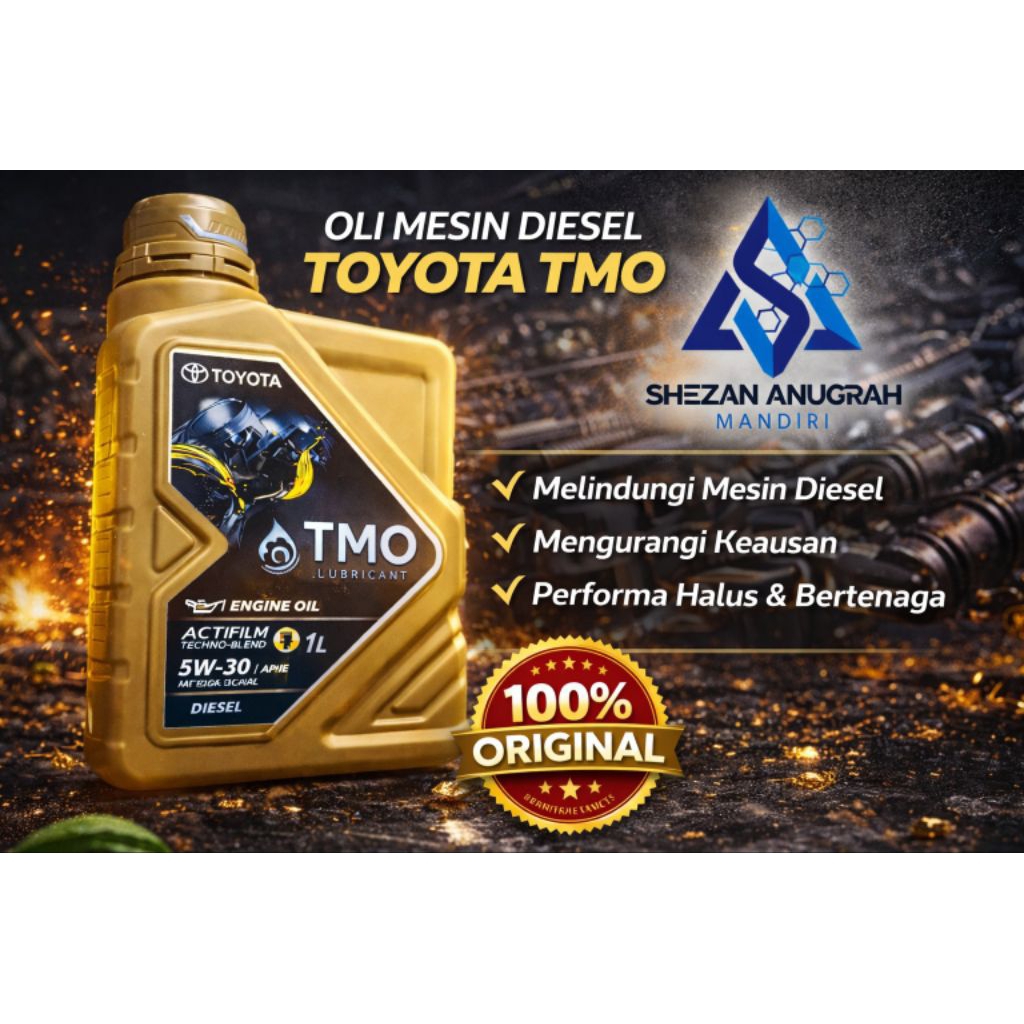 Oli Mesin Diesel Toyota TMO 5W-30 1L Original