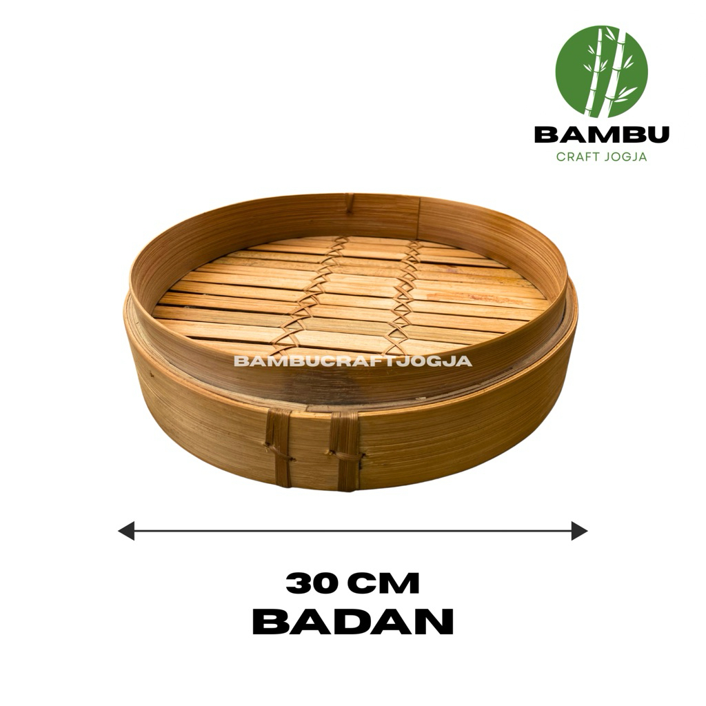 Klakat Dimsum Bambu Kukusan 30 cm Kukusan Dimsum Tradisional Estetik Murah Jogja