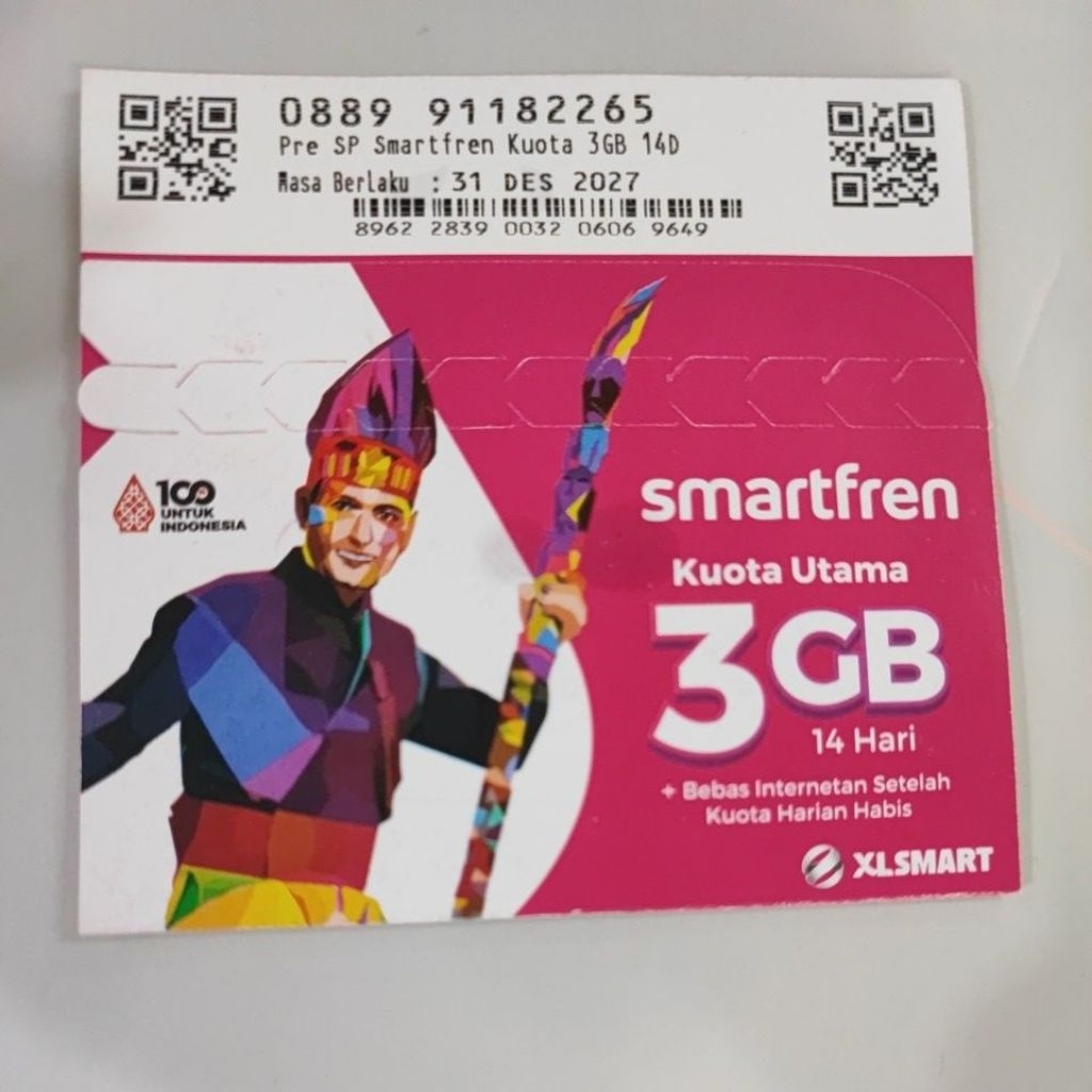 kartu kuota smartfren 3GB