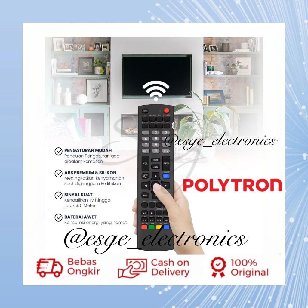 REMOTE TV POLYTRON REMOTE SMART TV POLYTRON BB 81191 REMOT TV LED POLYTRON RIMOT TV LCD POLYTRON