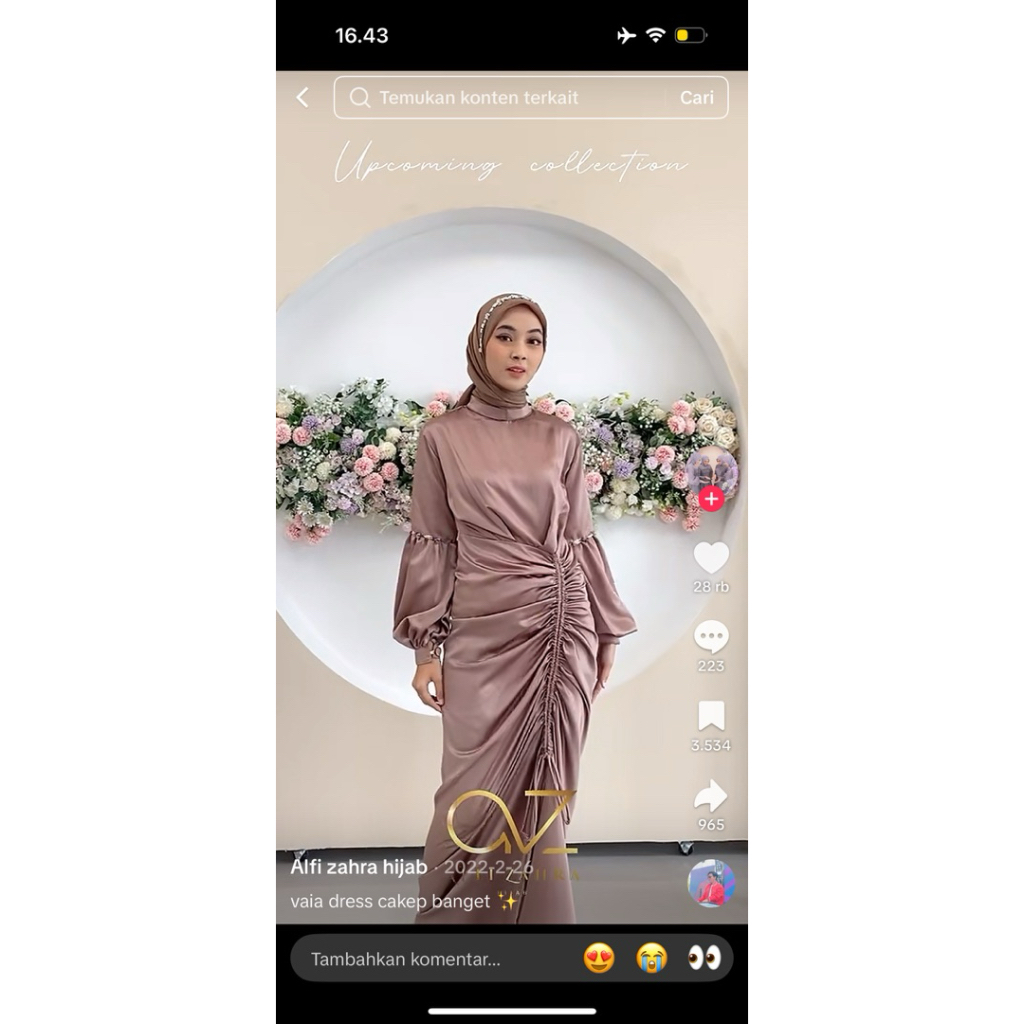 dress lebaran from alfizahrahijab