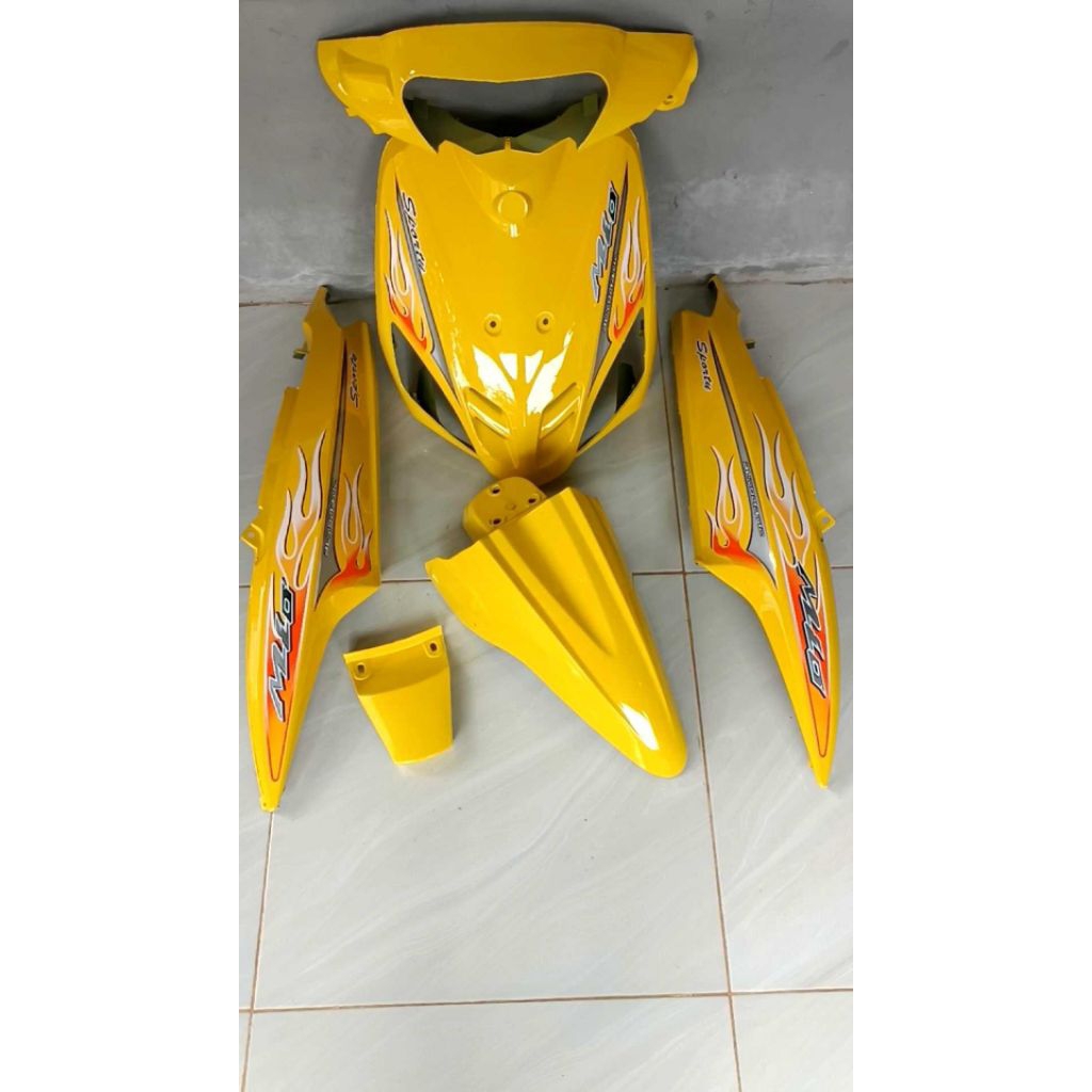 bodi mio sporty kuning+ striping