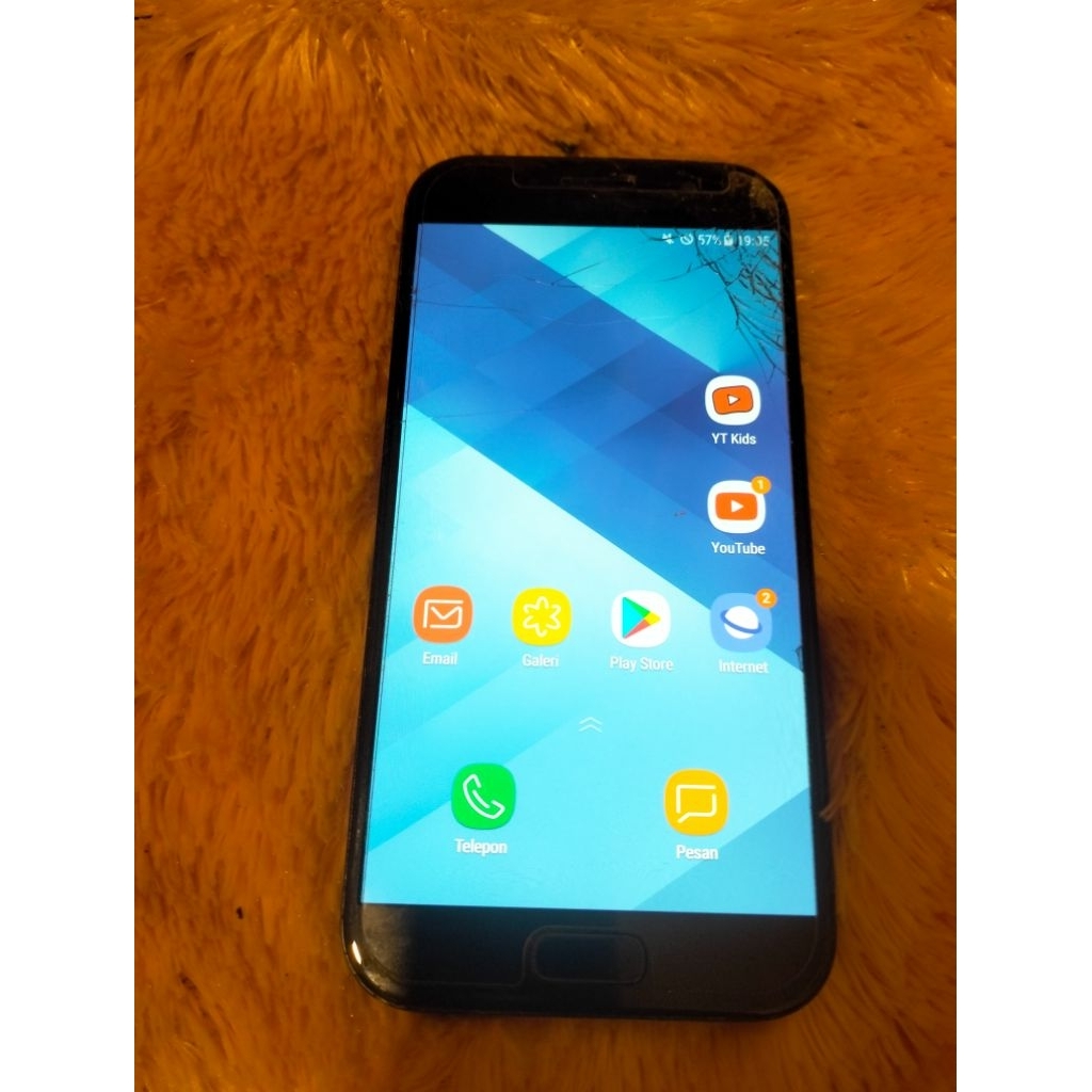 frame lcd touchscreen samsung a5 2017 a520 copotan minus