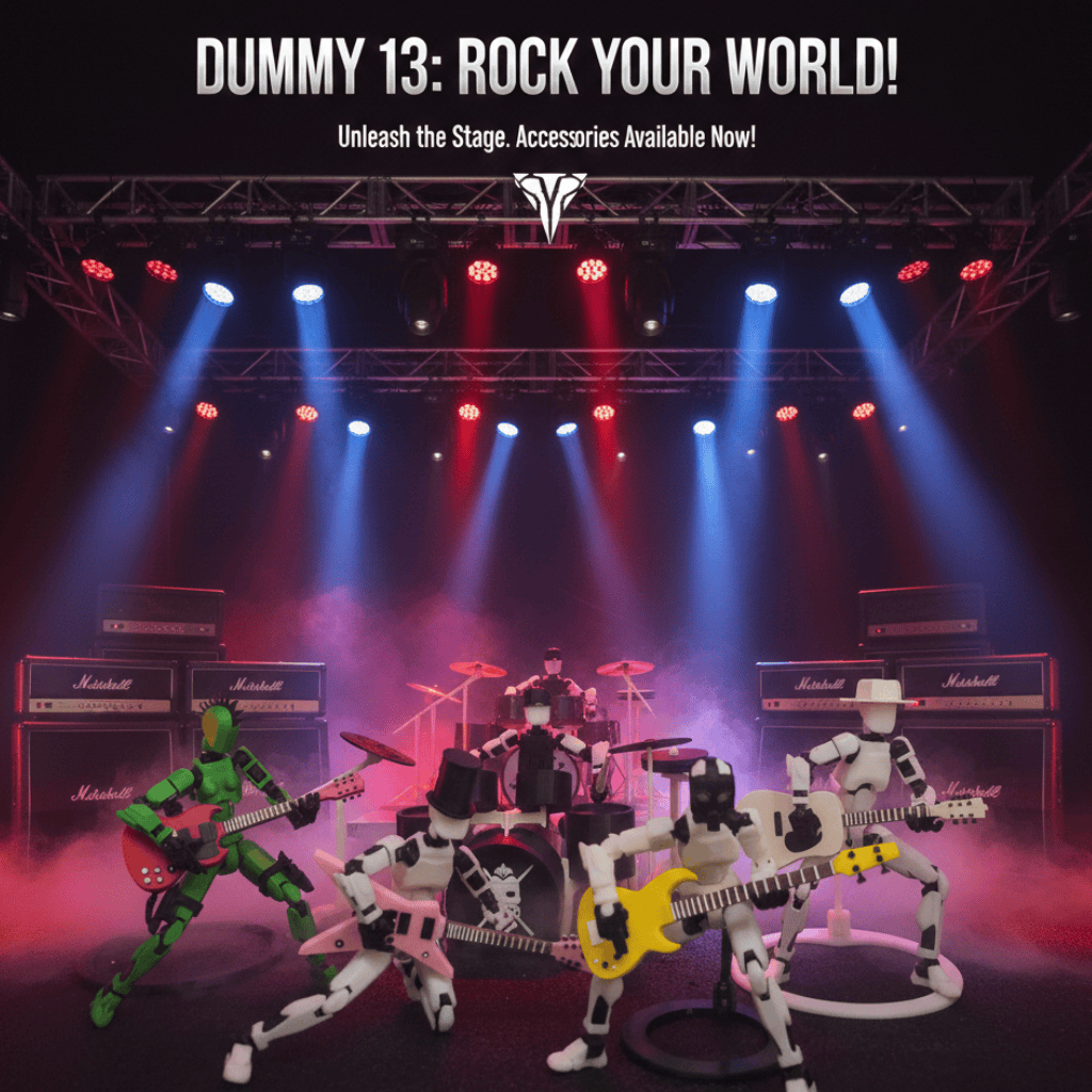 Dummy 13 / Aksesoris Alat Musik Band untuk Dummy 13 - Rock Edition
