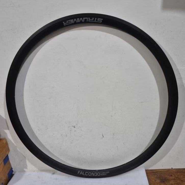 Rims Velg strummer falcon 30 700c suport tubeless ready rim sepeda roadbile gravel 700c 29 er bahan 