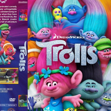 Kaset Film Anak Trolls 2016 Kartun Animasi Kualitas Gambar HD Jernih