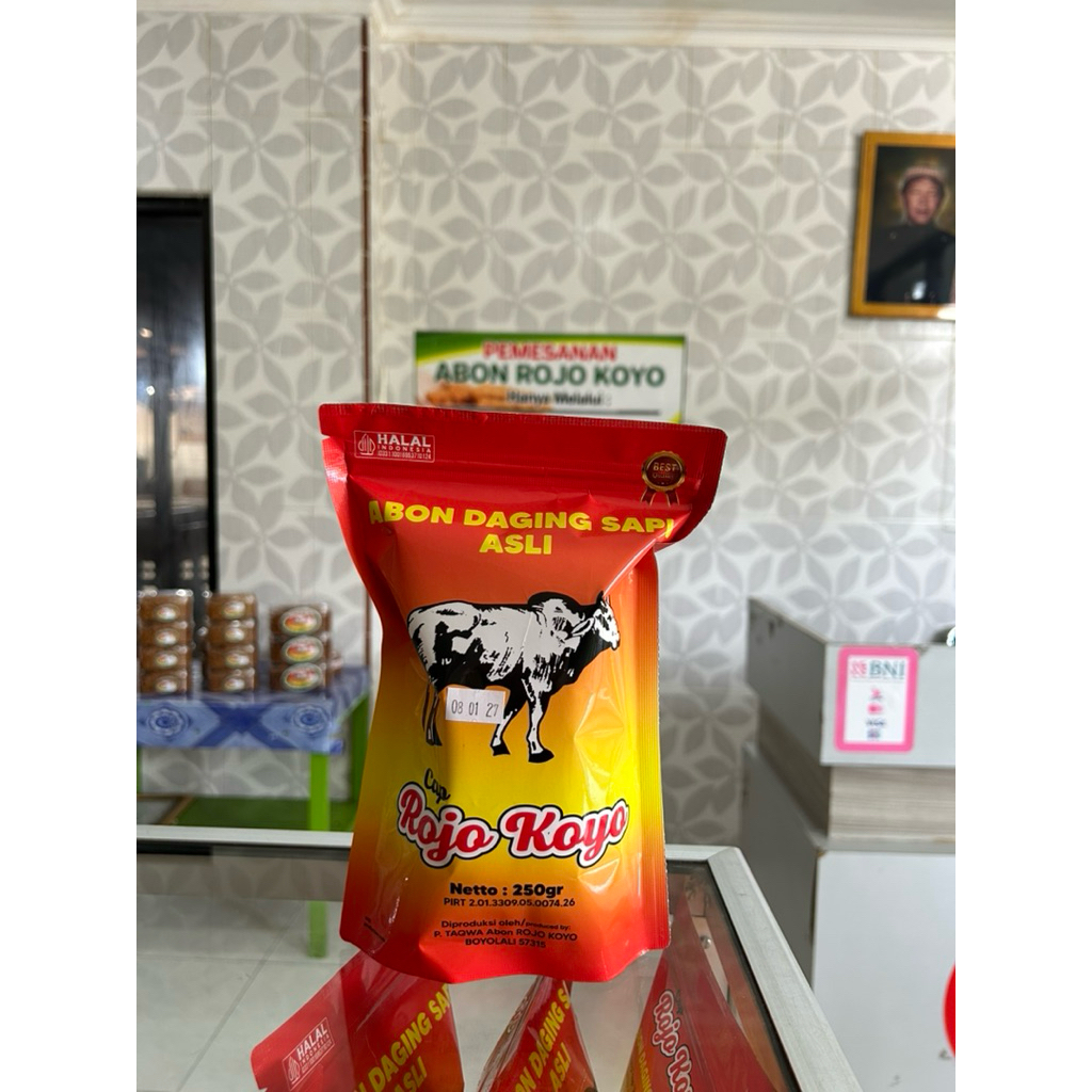 Abon Rojo Koyo Asli Sapi Manis & Sapi Pedas
