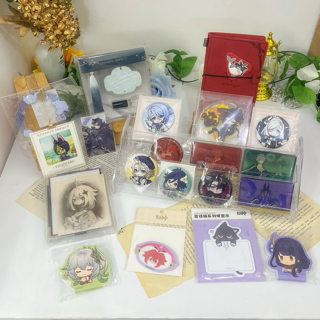OFFICIAL READY STOCK LIMITED Genshin Impact Alhaitham Kaveh Albedo Paimon Cyno Wriothesley Venti Aya