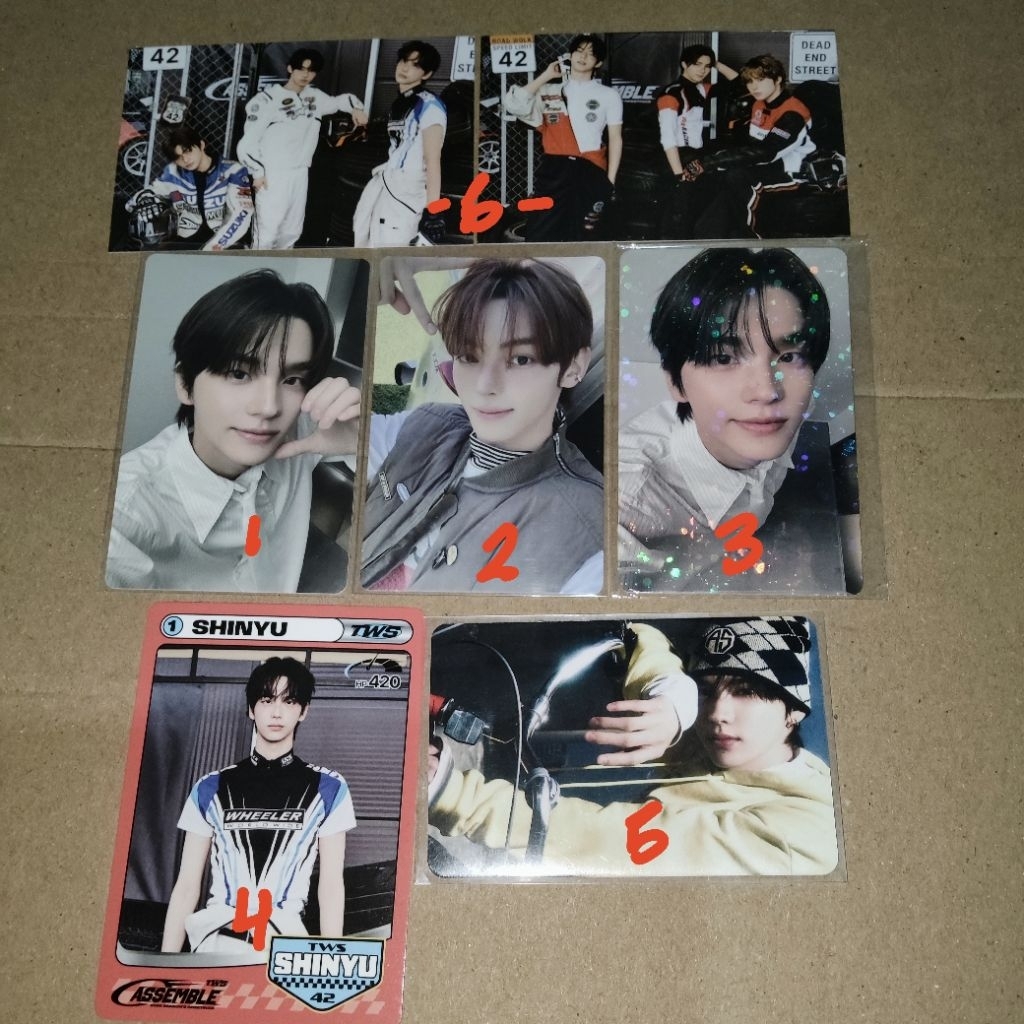 OFFICIAL PHOTOCARD SHINYU HANJIN TWS