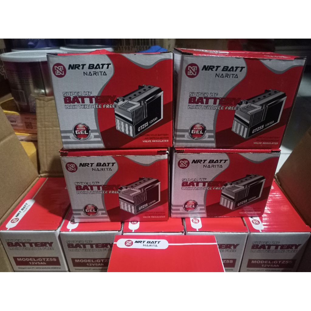 Aki kering Beat mio j mio 3 Narita Gtz5S nano gel original NRT