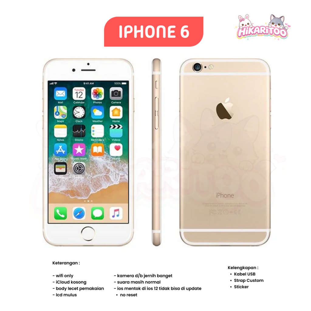 IPHONE 6 SECOND LIKE NEW WIFI ONLY