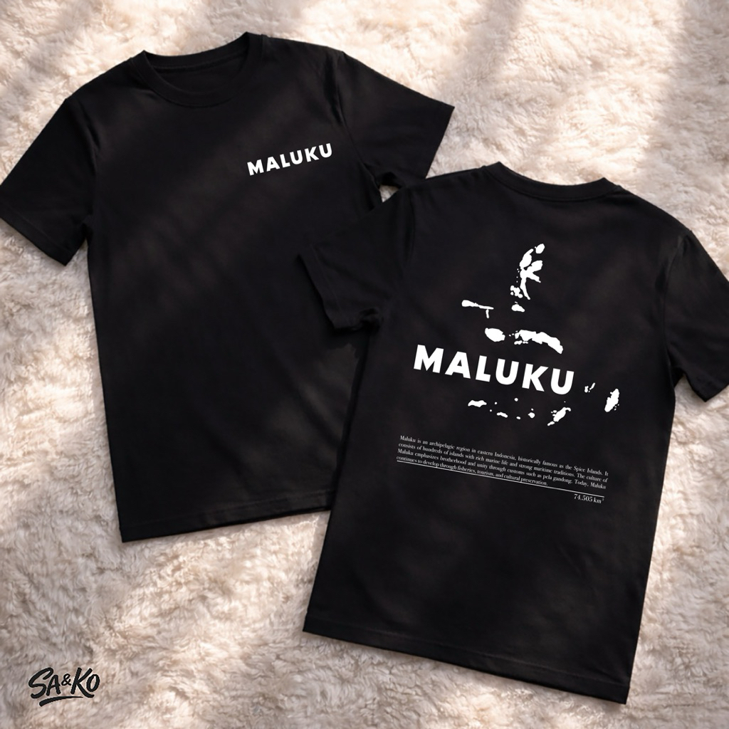 KAOS MALUKU | KAOS PETA MALUKU
