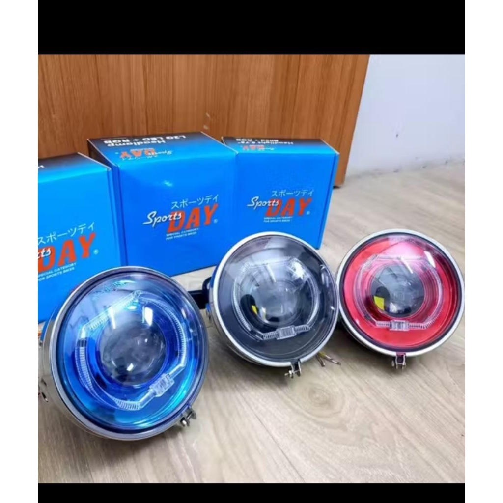 lampu biled rgb set batok l2g crome