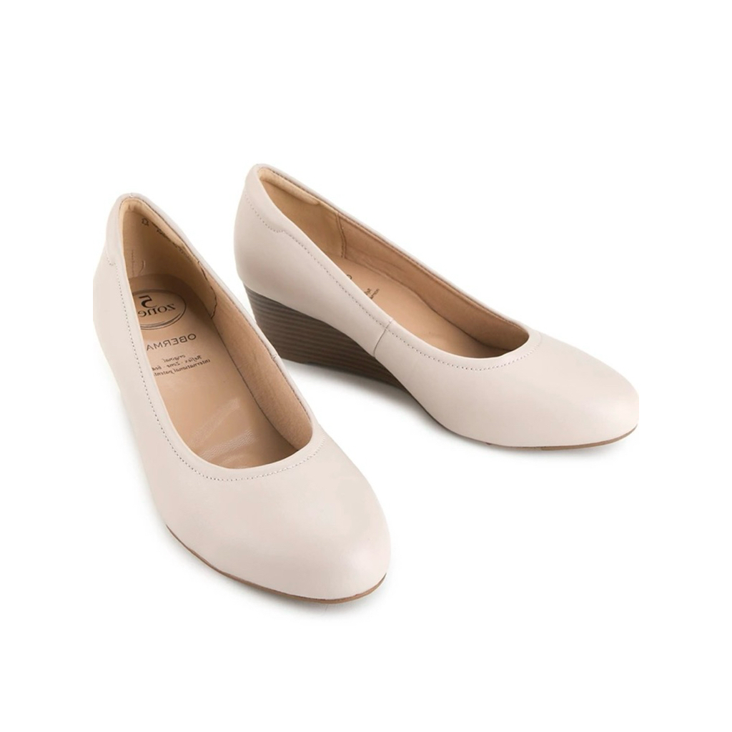 Wedges Shoes Wanita Obermain Original - Leather - 5 Zones