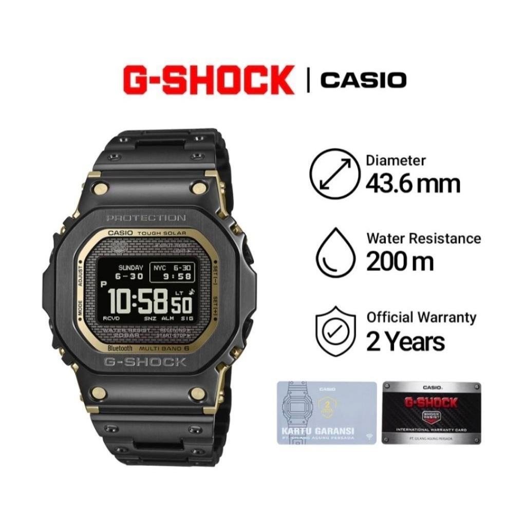 Casio G-Shock GMW-BZ5000BD-1D / GMW-BZ5000BD-1DR Jam Tangan Pria Original