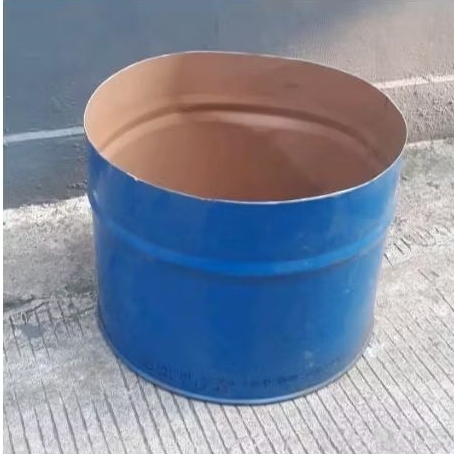 drum besi tempat sampah, tong sampah, pot tanaman